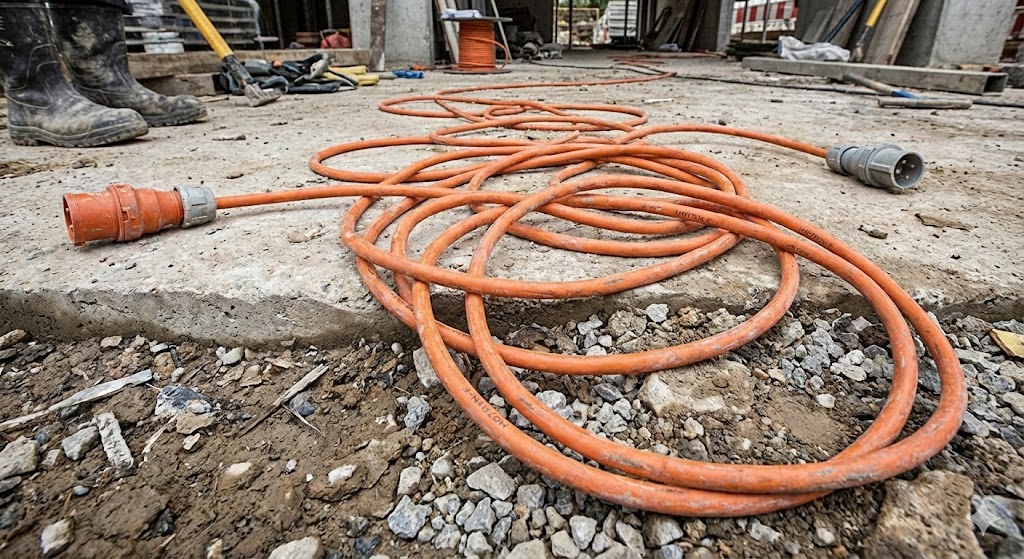 Câble H07RN-F : la gaine néoprène résiste aux pliures et aux variations de température