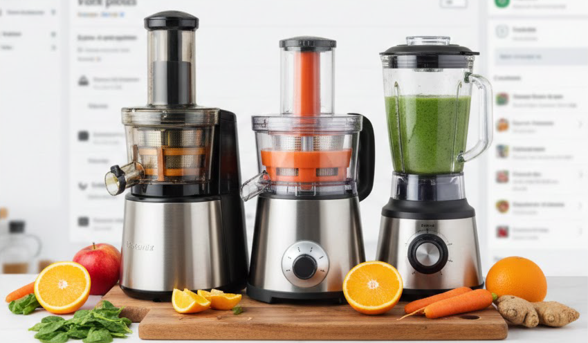 Quel appareil choisir pour faire ses jus maison