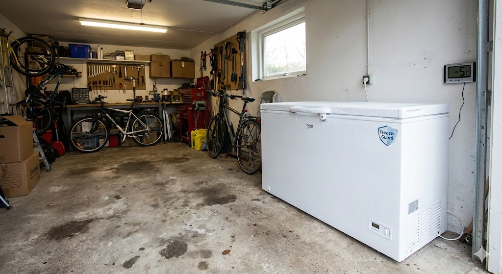Congélateur coffre Beko technologie Freezer Guard garage température négative