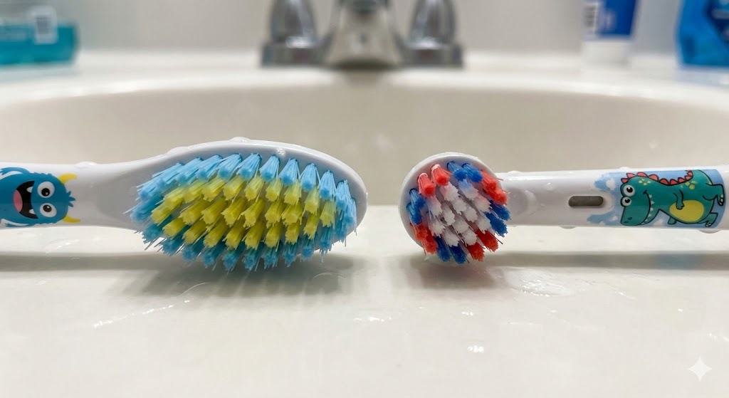 brosse-dents-electrique-enfant-tete-sonique-vs-oscillo-rotative-comparaison