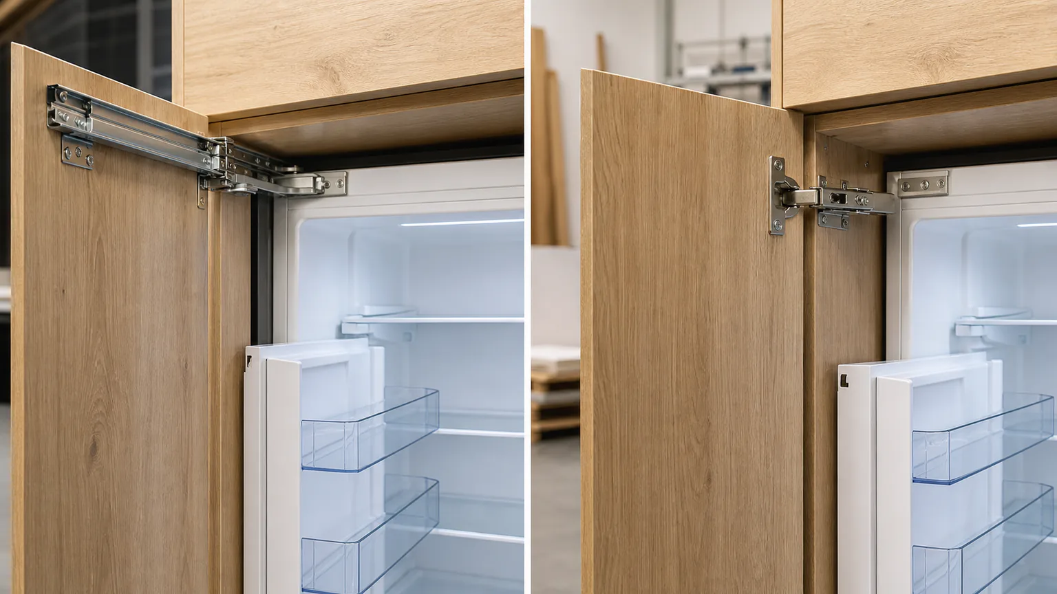 Lire la suite à propos de l’article Frigo encastrable : glissière ou pantographe, quelle fixation choisir ?